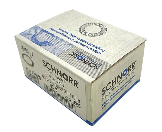 1000x Schnorr 450650 VS 5 Standard Sicherungsscheiben