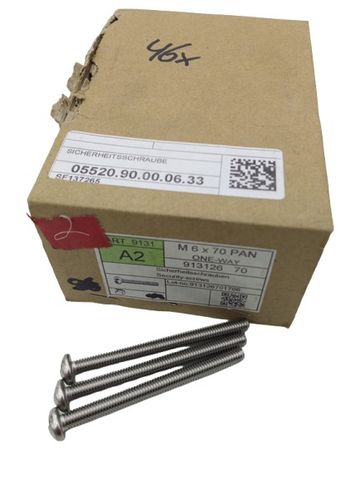 Low price https://www.ebay.de/itm/267366460974 46x 9131 A2 M 6X70 Metrische Pan Sicherheitsschrauben