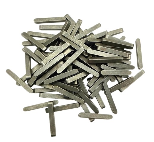 87x 6x6x45mm  Paralleler Maschinenschlüssel Passfeder 