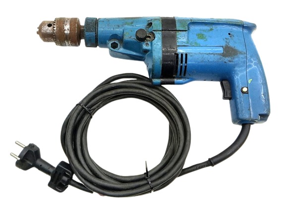 Blaue elektrische Handbohrmaschine Bohrmaschine 