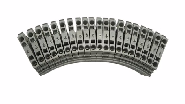 20x Wago 281-603/281-401 2-Leiter-Reihenklemme
