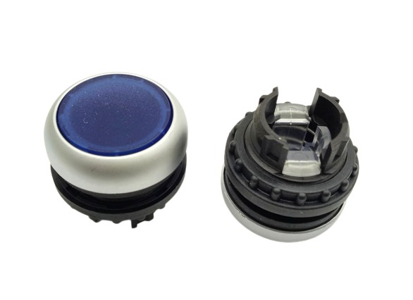 2x 216931 M22-DL-B beleuchteter Taster