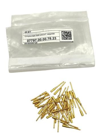 43x Harting 09150006122 R 15-STI-C-1 QMM 2,5mm² Crimpkontakt