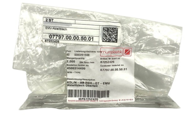 2x Murrplastik 87252426 KDL/N-AB 24/4-EMV OT Plattenmodul