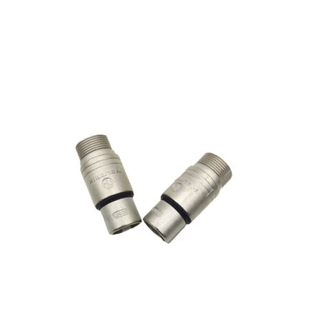 2x Neutrik NC*FX 3 Poliger Nickel Gerader Buchsenstecker