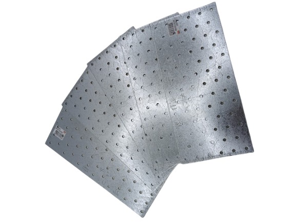 5x NP20/260/120 Lochblech aus verzinktem Stahl