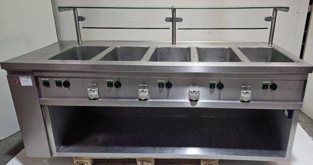 Lohberger Speiseausgabe Brainmarie Wasserbad 5 Becken