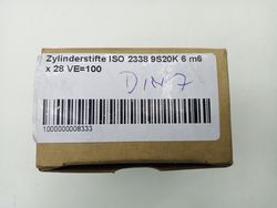 Bild 2 Zylindrische Stifte M6 × 28 Anschluss und Typenschild