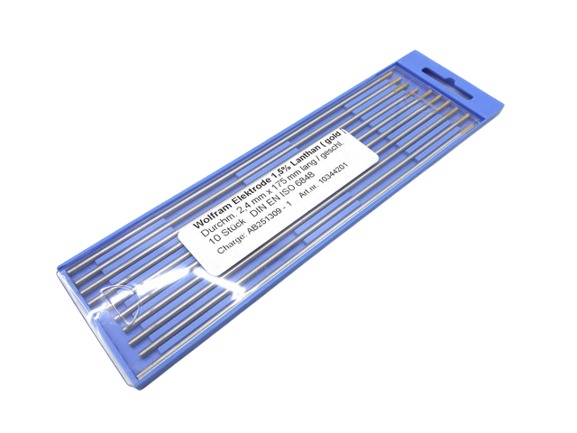 10344201 Lanthan-Wolfram-Elektrode 1,5% WL15 24mmx175mm