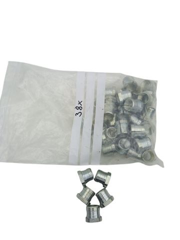 38x Edelstahl Nietmutter