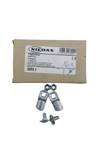 16x Niedax 623124 RDRS 2 Drehverschluss Abdeckklemme