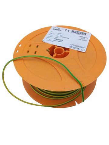 100 m 4520002S H07V-K Einadriges gelb-grünes Kabel