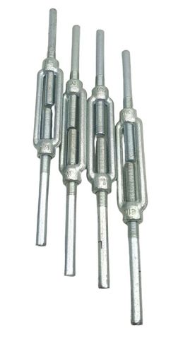 4x 4600016V Verzinkte Spannschlösser mit Stehbolzen