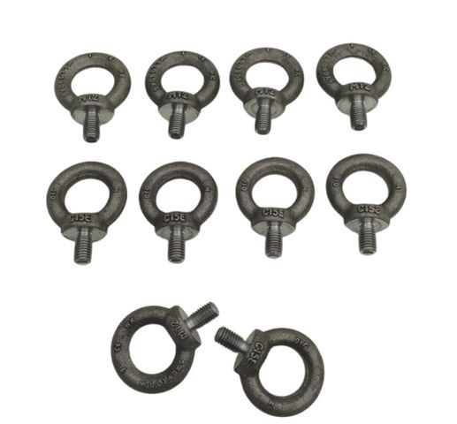 25x Kleinsorge 66100120 Verzinkte DIN 580 Ringschraube