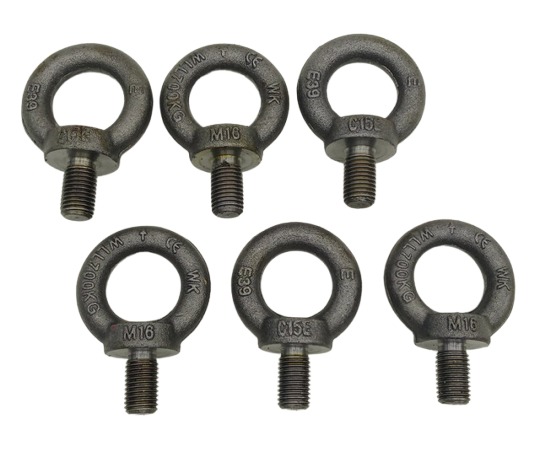 6x M16 E39 Gewinderingschrauben WLL 700kg