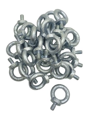 25x Kleinsorge 66100081 M8 Stahl verzinkt C15E Ringschraube