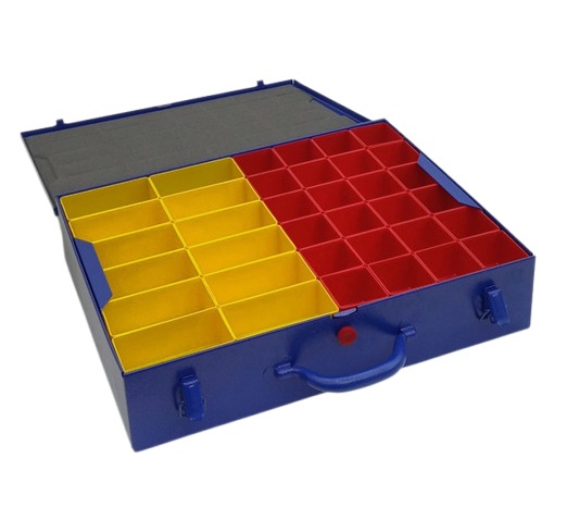 H20248 Sortimentsbox mit 48 Boxen 440x330x95mm