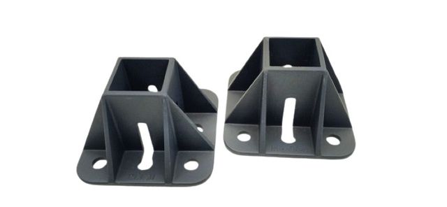 6x MiniTec 21.1731 Fuß 45 GD Schwerlast-Bodensockel