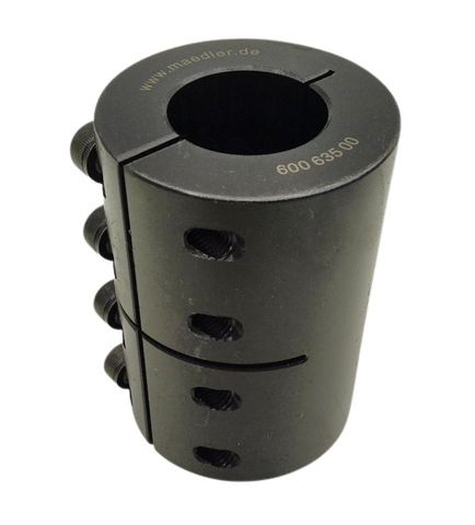Mädler 60063500 Klemmkupplung aus schwarzem Oxidstahl