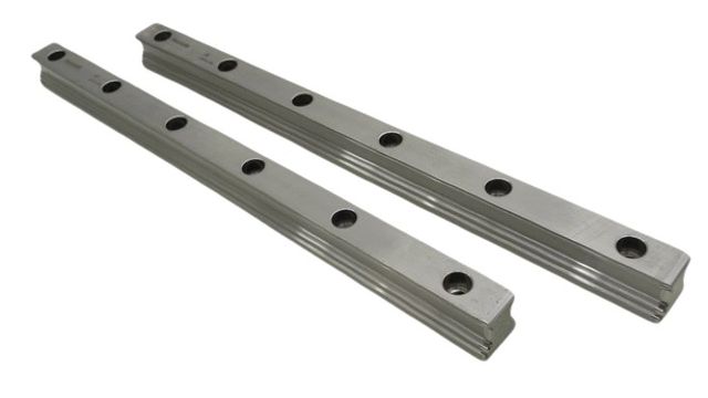 2x Rexroth RO10 853 Stahl Linearführungsschiene für Lager