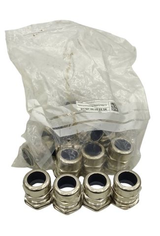 18x 2411851 Vernickeltem Messing Kabelverschraubun M40X1,5