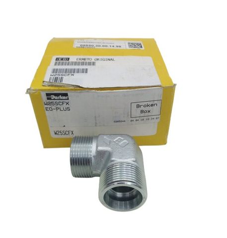 3x Parker W25SCFX Ermeto Druck-Hydraulik-Rohrverschraubung