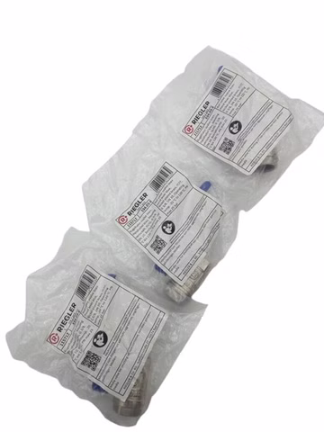 3x Riegler 115712 334.03-E Kugelhahn Valve Line Handhebel