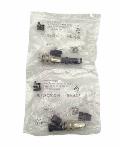 2x Franz Binder 09-0305-00-03 M16 Kabelstecker