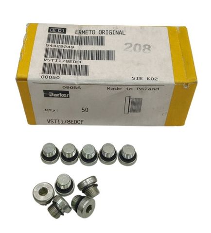 10x Parker VSTI1/8EDCF Stecker Ermeto DIN Hydraulikarmatur