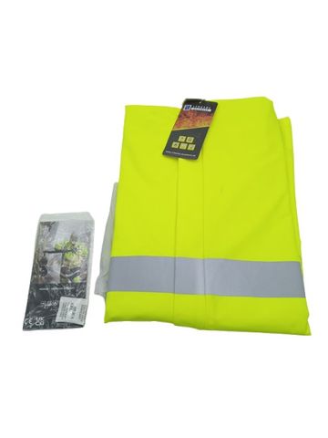 Lyngsøe FR-LR55-53 Flammhemmende PU-Warnregenjacke Größe L