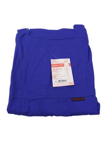 Qualitex 61937D Classic 270 work Latzhose Blau Größe 58
