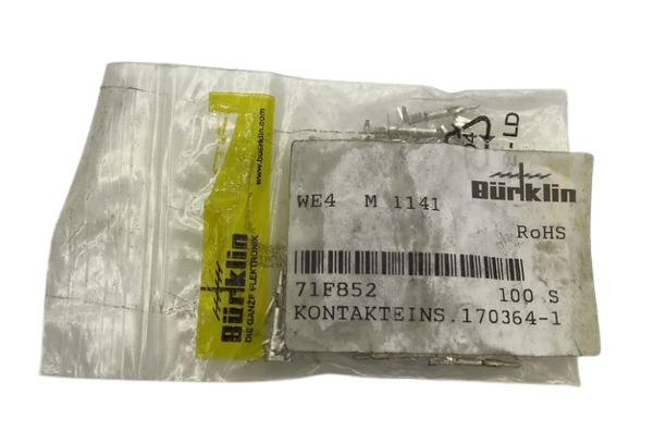 100x Buerklin 170364-1 Kontakteins 71F852 Stiftkontakt