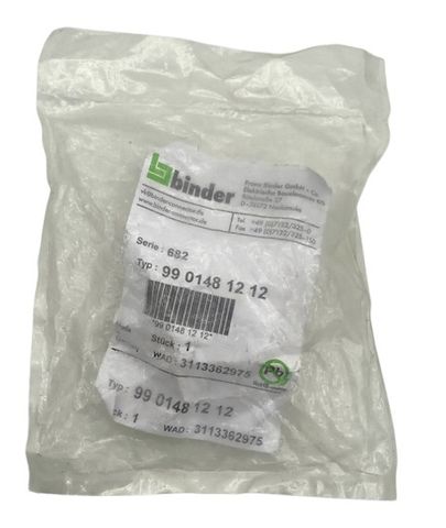 Binder 99 0148 12 12 Miniatur-Rundsteckverbinder