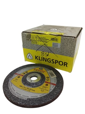 65x Klingspor A 46 N Schruppscheiben 180x8x22,23 mm gekröpft