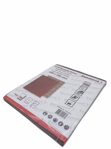 50x Format 81460400 K400 Schleifgewebe Braun 230X280mm