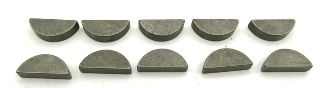 Logo ohne GmbH 10x Halbkreisförmige Woodruff-Maschinenkeile Verwendung