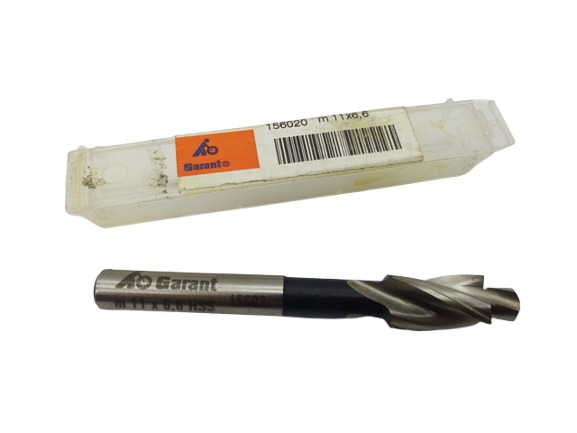 Garant 156020 M11x6.6 HSS Flachsenker Zylinderschaft h9