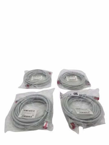 4x 3m K5510.3 Graues Patchkabel mit RJ45 Stecker