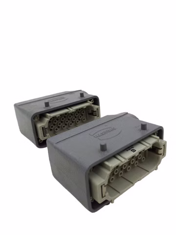 2x Harting Buchsensteckverbinder