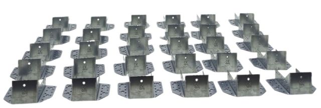 30x Balkenschuh 80x120mm - Typ A - Kombi Stahlverbinder