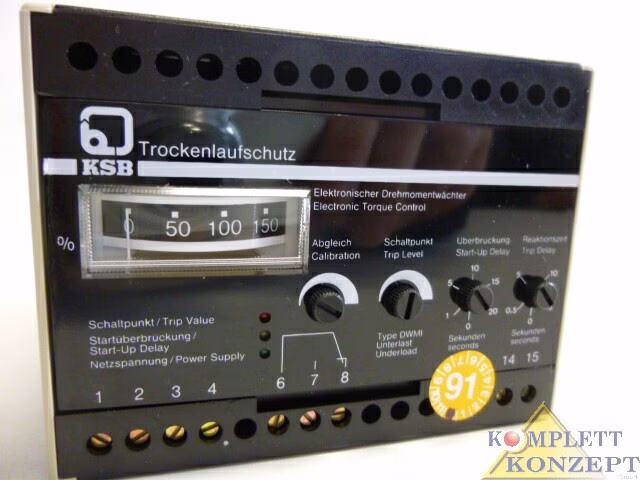 KSB DWMI-500 Trockenlaufschutz Elektronischer Drehmomentwächter