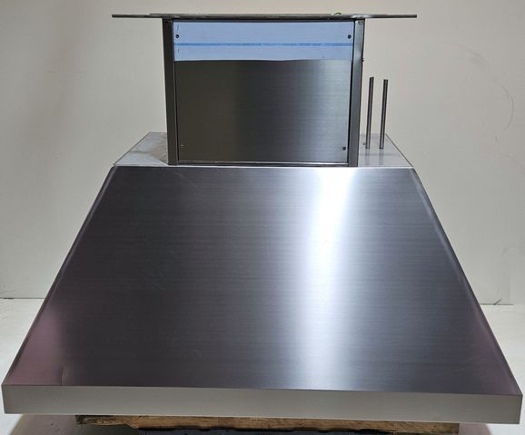 Gastro Edelstahl Insel Abzugshaube Deckenhaube mit Sistecoin Feuerlöschsystem