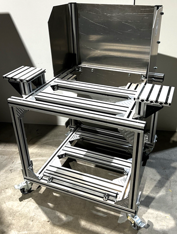 Rexroth Profilwagen Arbeitswagen Metallbearbeitung Späneauffang