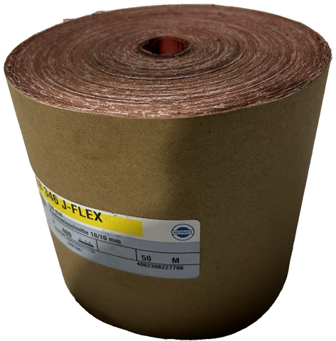 50m Hermes RB346 JFlex 150mm Schleifpapierrolle P400 Kantenrolle