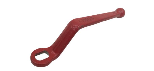 Argus Hebelgriff aus rotem Aluminium