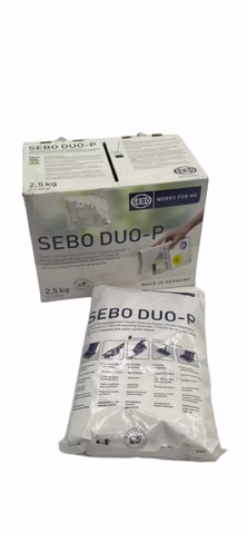 2x Sebo DUO-P Teppichreinigungspulver Beute