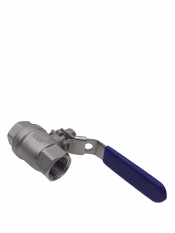 Kugelhahn mit Blau Griff DN15 PN63