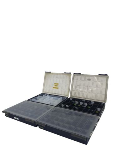 4x Raaco Aufbewahrungsbox CarryLite Polypropylen