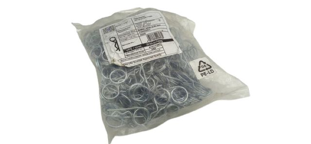 250x Kleinsorge 7300025V Federstecker 2.25mm DIN 11024 U32