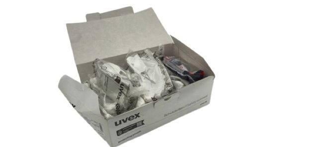 10x UVEX 9178415 Schutzbrille 917-8415 Brille mit Antibeschlag-Schutz